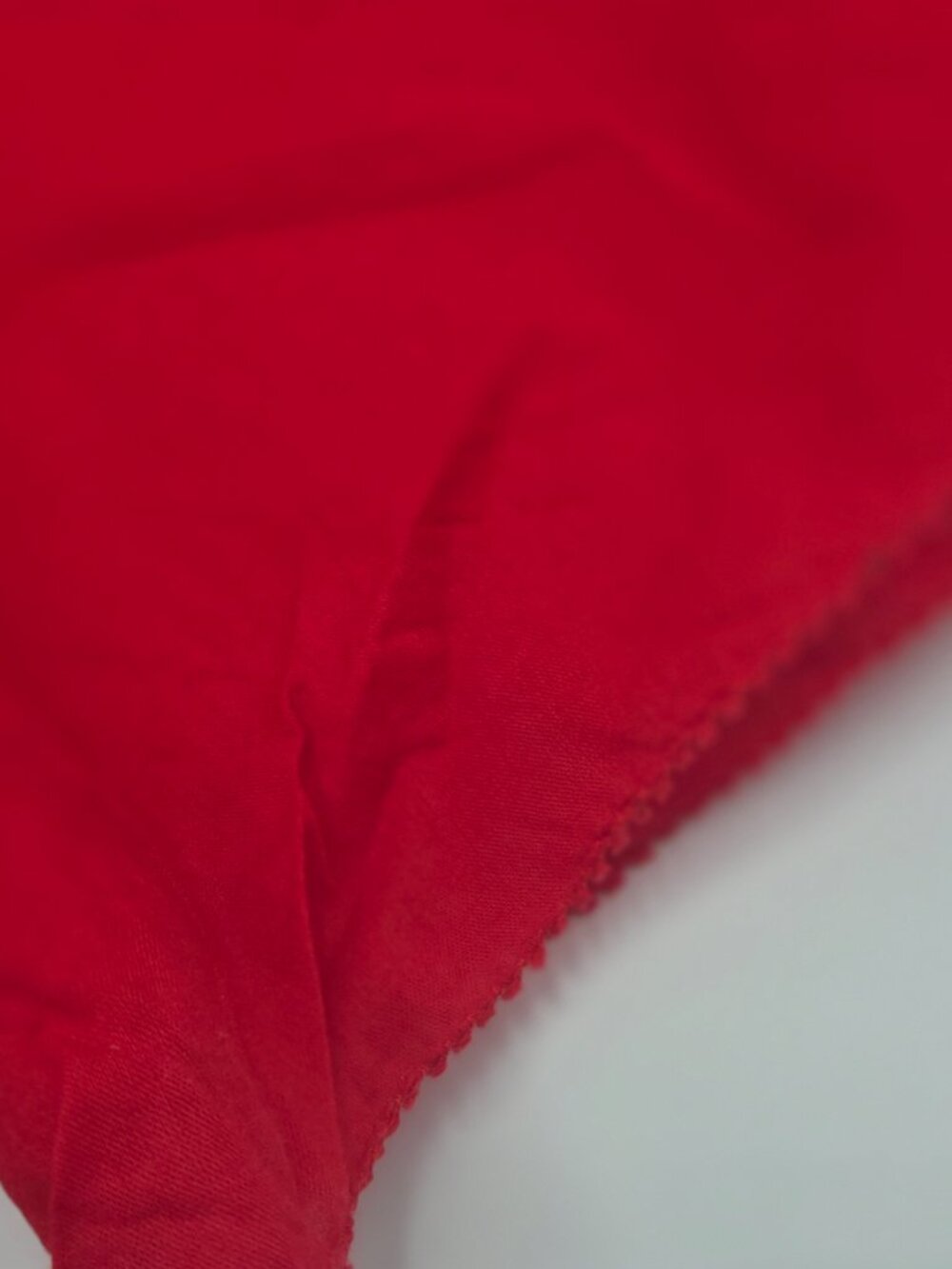Monoprix Red Smocked Midi Dress NWOT lined - Picture 10 of 11
